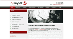 Desktop Screenshot of ajtaylor-electrical.co.uk